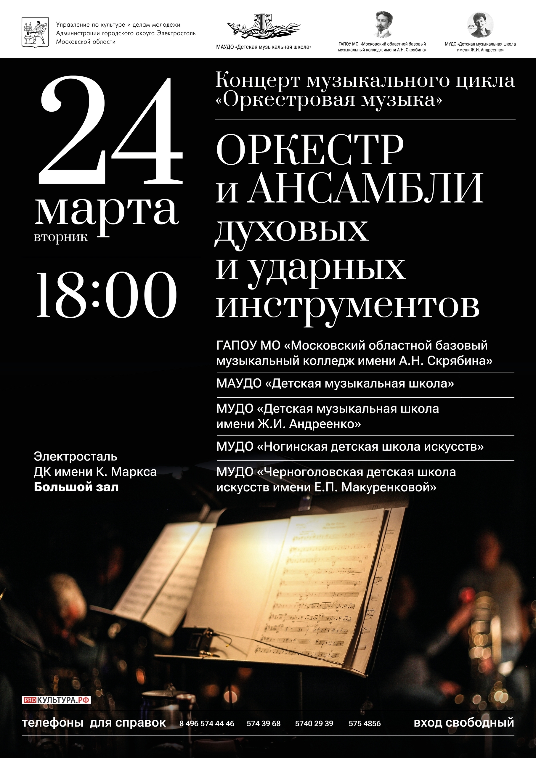 Концерт музыкального цикла «Оркестровая музыка»