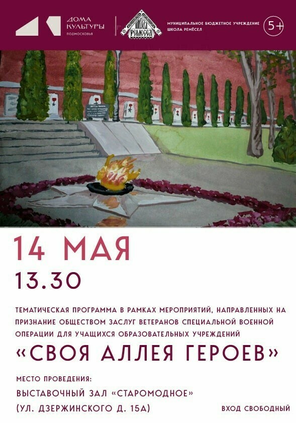 Тематическая программа «СВОя аллея героев» 
