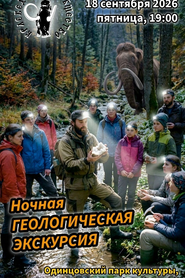 Ночная геологическая экскурсия в парке