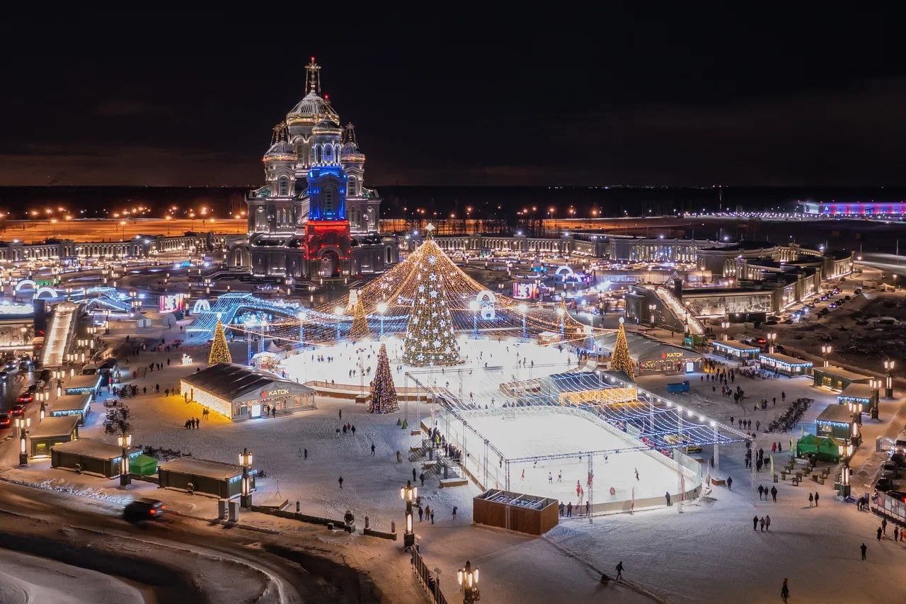 Зимний фестиваль стартует на Соборной площади возле Главного храма ВС РФ 24 декабря
