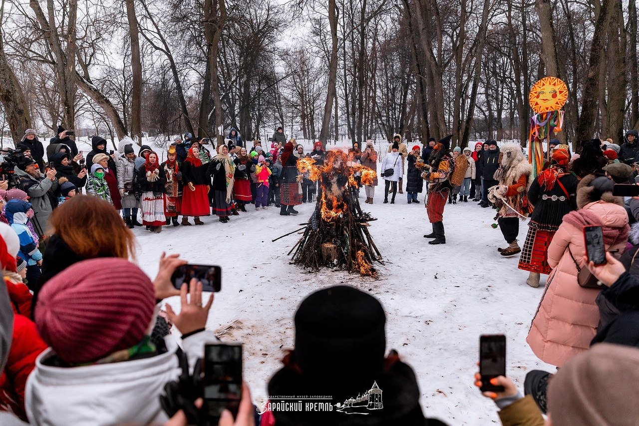 Масленичные мероприятия в Зарайске посетило более 3 тысяч человек