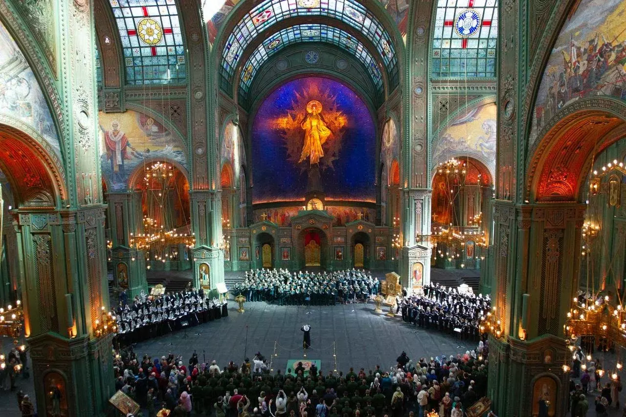 II Пасхальный хоровой собор прошел в Главном храме Вооруженных сил Российской Федерации
