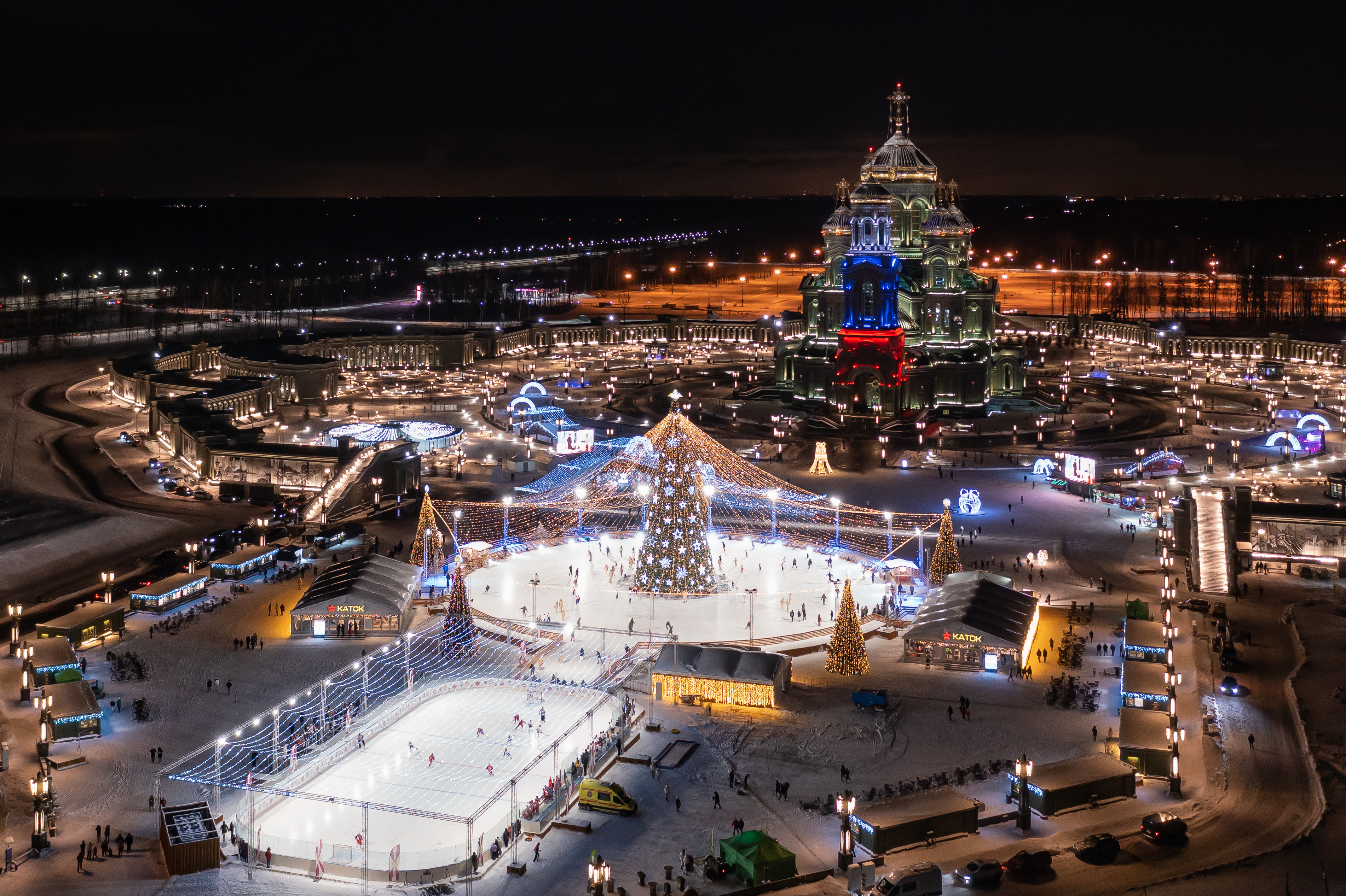 Зимний фестиваль в парке «Патриот»