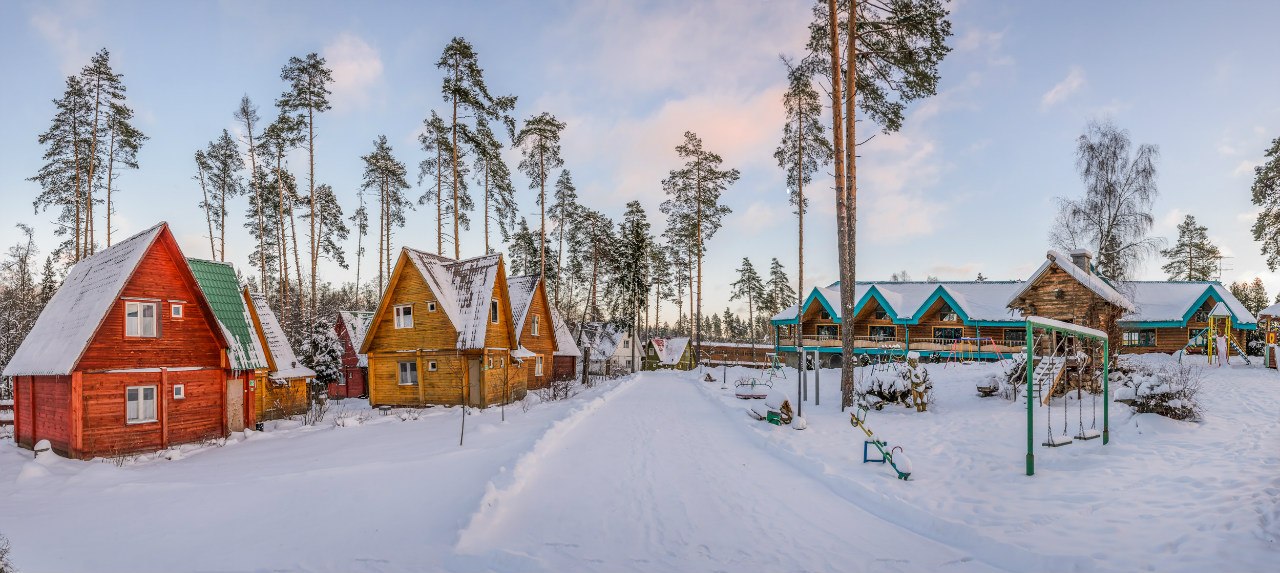 Курортный отель «Улиткино» в Подмосковье зимой