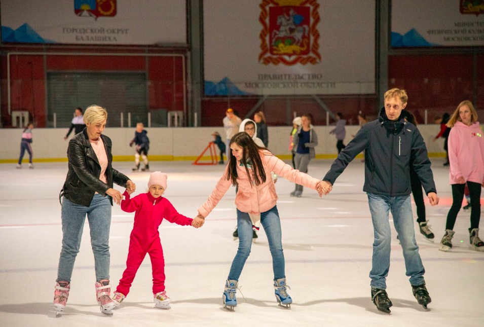 Катание на коньках в Ледовом дворце «Арена «Балашиха» имени Ю.Е. Ляпкина 