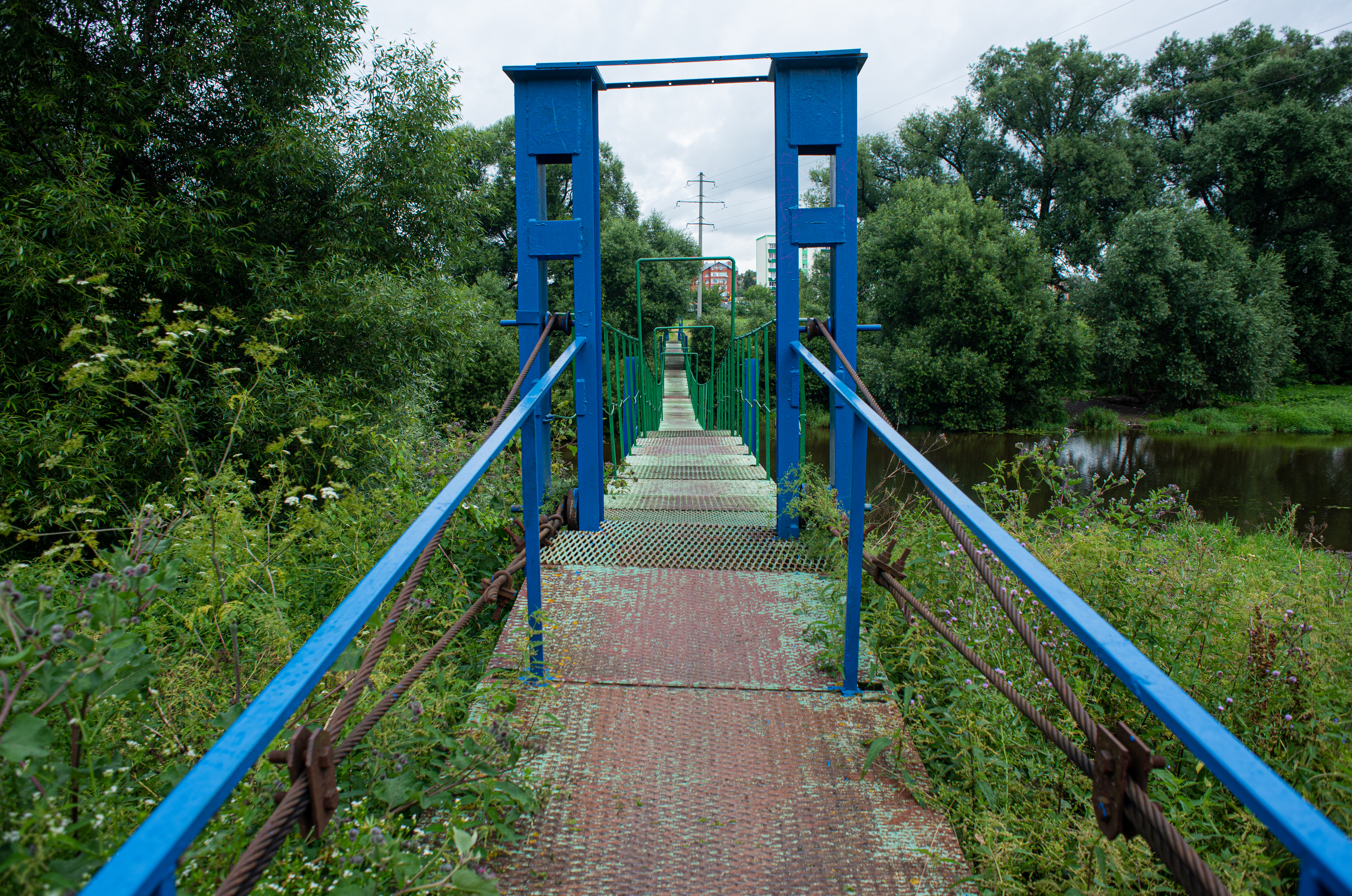 Мост в деревне Лемешево