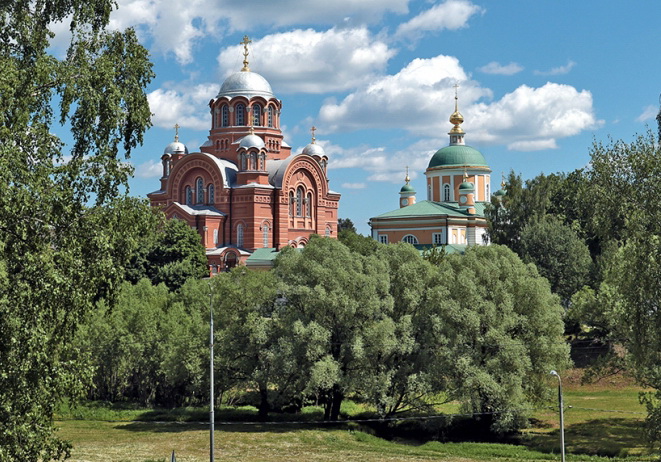 Покровский Хотьков монастырь летом
