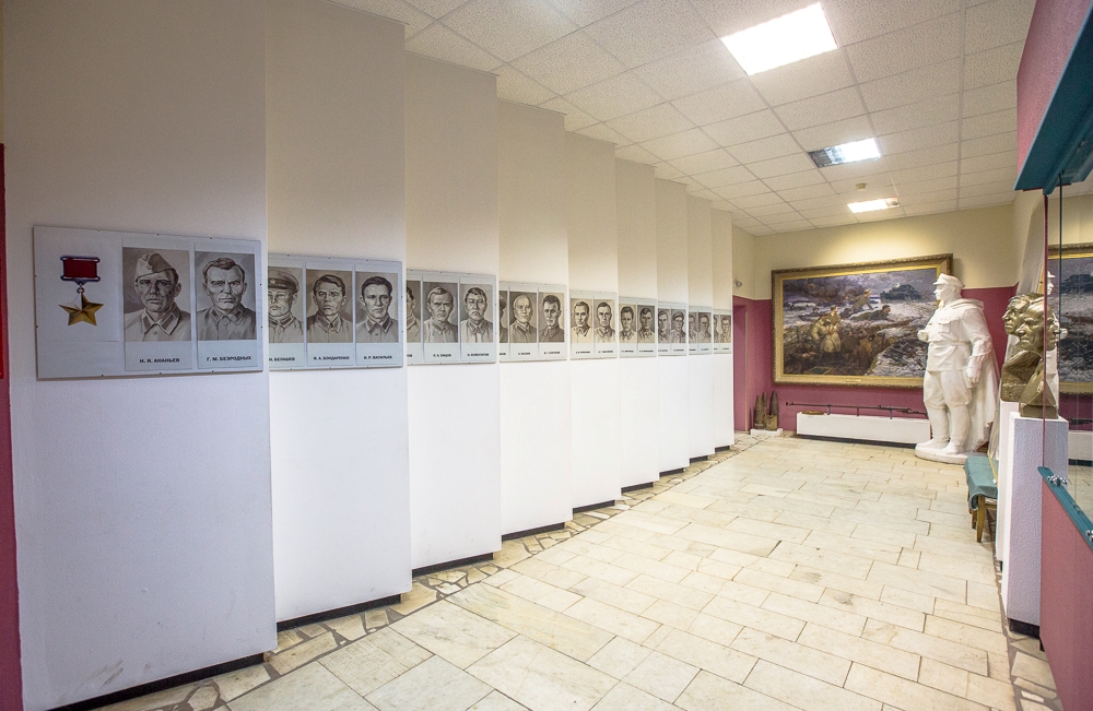 Экспозиция музея Героев-панфиловцев в Волоколамске