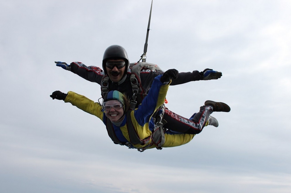 Прыжок с парашютом в авиационно-спортивном клубе «Аэроклассика» 
